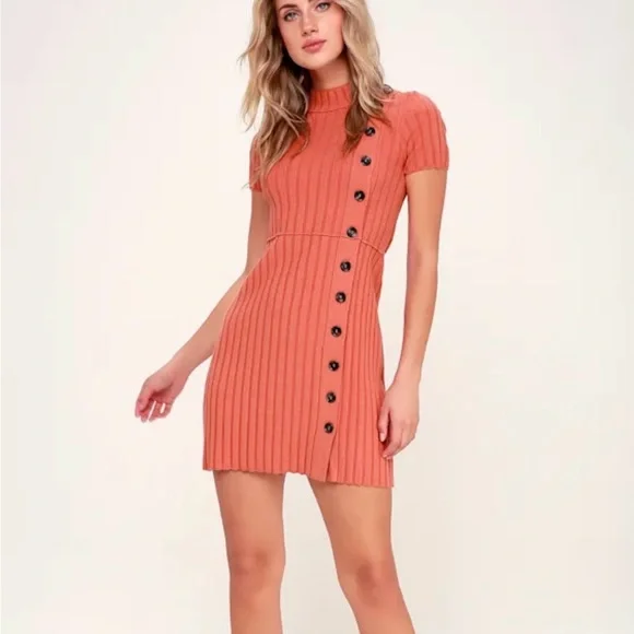 Free People Lottie Ribbed Sweater Dress - Picture 4 of 8